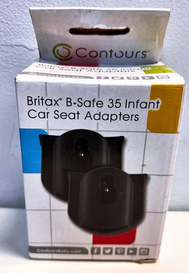 Contours Britax Infant Car Seat Adapter Black Zy0009