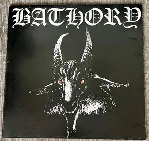 BATHORY-BATHORY LP BLACK MARK SWEDEN 2003 CLEAR VINYL RE-ISSUE BMLP666-1 NM/EX - Picture 1 of 5