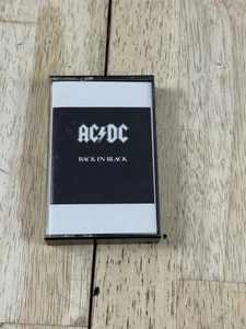 AC/DC - Back In Black Cassette Tape Metal Rock 1980 Atlantic Records CS-16018 - Picture 1 of 5