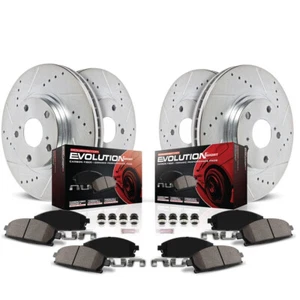For Dodge Neon 00-04 Brake Kit Power Stop 1-Click Z23 Evolution Sport Drilled & - Picture 1 of 6