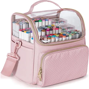 Large Marker Organizer Case for 180 Markers, Marker Storage Bag for Markers, Pai - Picture 1 of 12