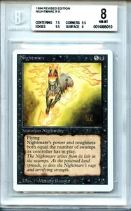 MTG Revised Nightmare BGS 8.0 NM/MT Magic Card Amricons 5010 - Picture 1 of 3