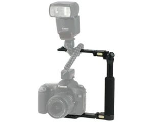 Custom Brackets CB Folding-S Camera Flash Bracket - Picture 1 of 4
