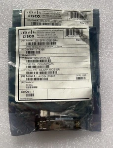 CISCO DS-SFP-10GE-SR= 10 Gbps Ethernet SR SFP, LC. - Picture 1 of 1