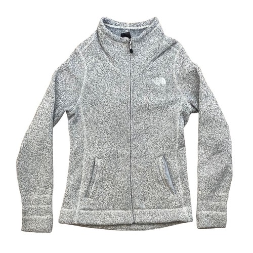 VETEMENTS Giacca The North Face donna S Maggy maglia pile zip intera con cappuccio grigio erica