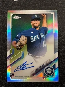 2021 Topps Chrome #RA-AF Aaron Fletcher RC Auto Refractor /499 Seattle Mariners - Picture 1 of 2