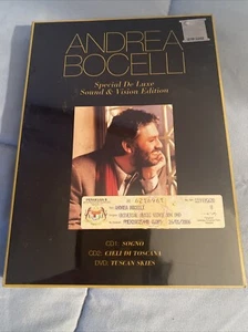 Andrea Bocelli Special De Luxe Sound & Vision Edition CD DVD New And Sealed - Picture 1 of 6