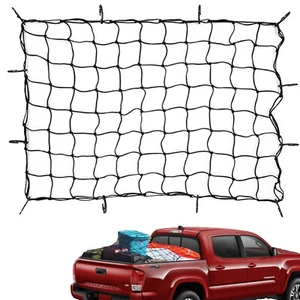 Ganchos elásticos de red de carga elástica para camioneta SUV 52" x71" atar equipaje de cama para recoger - Imagen 1 de 9