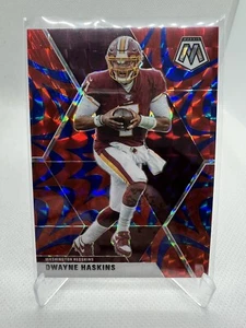 2020 Panini Mosaic 🏈 #197 Dwayne Haskins (WFT) Blue Reactive Prizm - Picture 1 of 2
