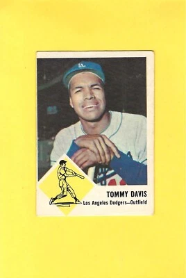1963 FLEER #40 Tommy Davis LA Dodgers VGEX - Image 1 of 2