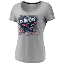 New England Patriots T-Shirt Women's NFL Champions Top - New