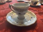 Vintage Collectible Occupied Japan Blue  White Floral Teacup & Saucer