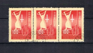 Triest Zone B 1948 Dreierstreifen 1 I/III Tag der Arbeit gebraucht - Picture 1 of 2