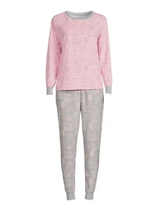 Friends TV Series 2 Piece Pajamas PJ's Set Sleepwear Women's Plus 2X 18W-20W New - Picture 1 of 3