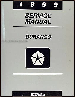 Dodge Durango 1999 manual de servicio OEM original taller de reparación libro SLT Foto 1 de 2