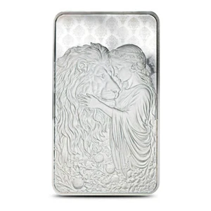 2024 100 oz Una and the Lion Silver Bar (New) - Picture 1 of 3