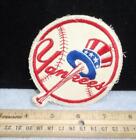 Original New York Yankees Patch Top Hat Baseball Mlb Mantle Babe Ruth !