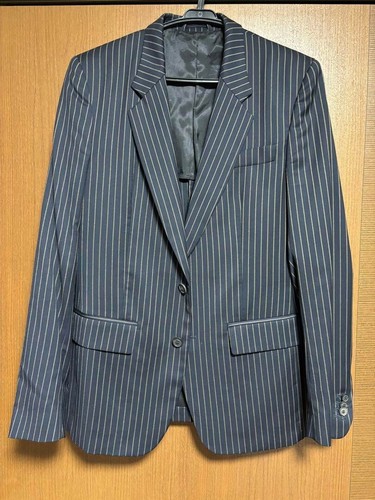 Maison Margiela 10 righe sartoriale giacca blusa uomo taglia 46 blu navy oro