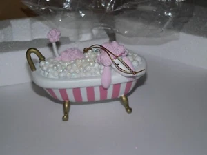 Avon 2011 Playful Pals Ornament - Poodle In Bubble Bath - Picture 1 of 5