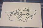 Danny Mills Hand Signed 5 X 3 White Card Manchester City Man City Leeds United