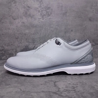 NIKE AIR JORDAN ADG 4 Golf Shoes Mens 8.5 Womens 10 White Smoke Wolf Grey - Image 1 of 4