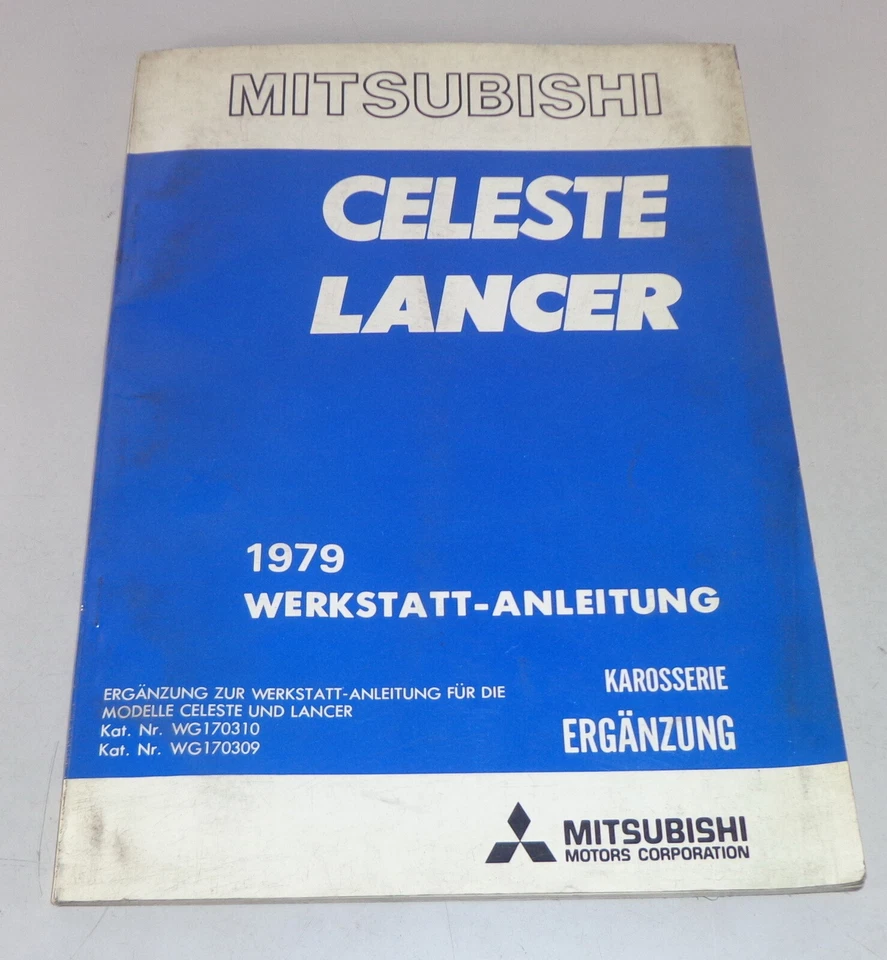 Manual de Taller Mitsubishi Celeste/Lancero Suplemento Año Modelo 1979 - Imagen 1 de 1