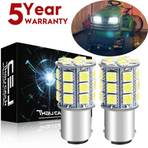 2 Premier LED Headlight Bulbs for Deere Tractor Mower X390, X394, X570 X580 X584 - Picture 1 of 11