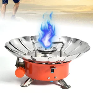 ( Stove)Mini Camping Stove Lightweight Portable Windproof Mini Outdoor ZZ EJ - Picture 1 of 5