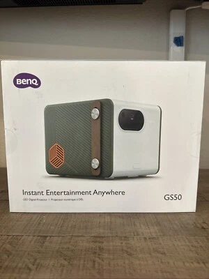 BenQ GS50 500-Lumen FHD 1080p Portable DLP Projector 2.1 CH Bluetooth Speakers - Image 1 of 4