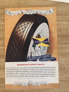 1939 and 1940 National Geographic Magazine Goodyear Tire Ads 3 Different - Picture 1 of 3