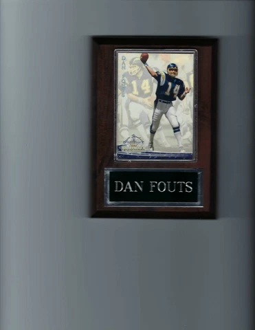 DAN FOUTS PLAQUE SAN DIEGO CHARGERS FOOTBALL NFL   C Cover