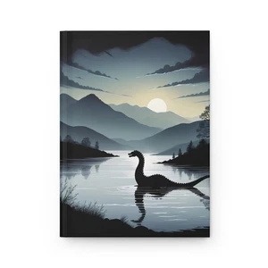 Loch Ness Monster Hardcover Journal, Gift for Writers, Cryptid Lovers Gift! - Picture 1 of 5