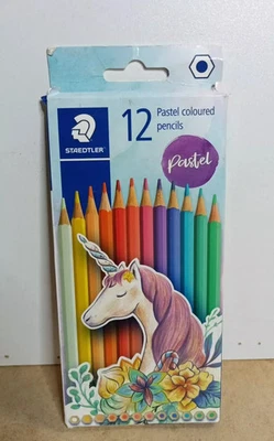 STAEDTLER 175 C12 Y Wood-Free Coloured Pencils - Pastel Colours (Box of 12) - Image 1 of 3