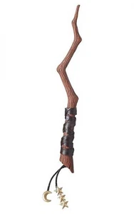 BROWN FANTASY WAND WITCH HALLOWEEN COSTUME ACCESSORY 14 INCHES - Picture 1 of 2