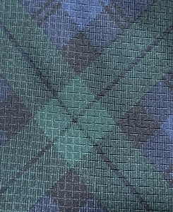 Ferrell Reed MEN'S Green/Blue Plaid 100% Silk Golf Clubs TIE 58” - Picture 1 of 3
