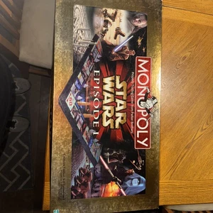 STAR WARS EPISODE 1 MONOPOLY COLLECTOR'S EDITION 1999 3D BOARD GAME New Open Box - Picture 1 of 12
