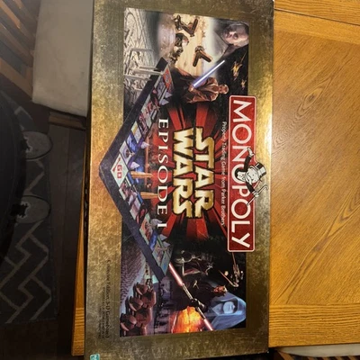 STAR WARS EPISODE 1 MONOPOLY COLLECTOR'S EDITION 1999 3D BOARD GAME New Open Box - Image 1 of 4