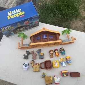 Belén Fisher-Price Little People Deluxe Christmas Story Falta Plus Extra - Imagen 1 de 13