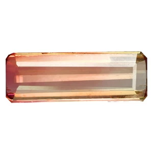 Feria Octagan de 2,30 quilates 15,1 x 5 mm bi color Mozambique natural bi col turmalina - Imagen 1 de 5