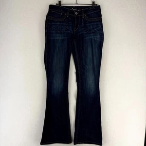 Levi's Damen Flare Denim dunkelblau Jeans 99 % Baumwolle Damengröße 28 x 32 - Bild 1 von 12