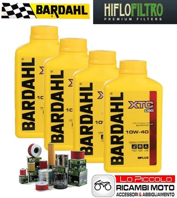Tagliando 4 OLIO [BARDAHL] XTC 10w40 + FILTRO Aprilia RSV 1000 R 2006 2007 Foto 1 de 4