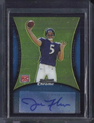 2008 Bowman Chrome Joe Flacco Auto Autograph RC Rookie  - Image 1 of 2
