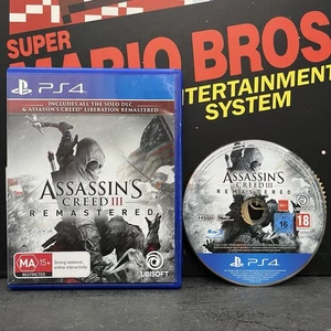 Assassin’s Creed 3 Remastered Playstation 4 PS4 PAL TESTED FREE POSTAGE - Picture 1 of 10