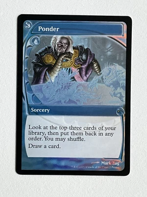 MTG Ponder *Foil* Future Sight Secret Lair: Chicago 2025 MT/NM Free Ship - Image 1 of 4