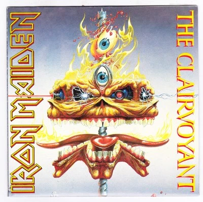 Iron Maiden – The Clairvoyant 7" Clear Vinyl Postersleeve - Image 1 of 2