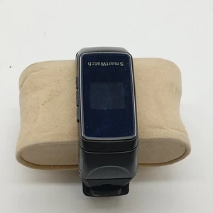 SMARTWATCH Black Case Size 25mm Pre-Loved Features Fitness Tracker - Picture 1 of 4