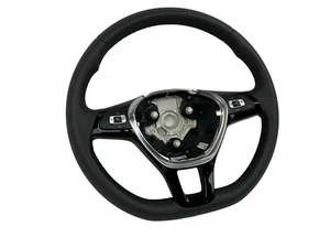 OEM VW Multifunktionslenkrad Leder Lenkrad Tiguan XL Polo 6C Caddy 4 schwarz MFA - Bild 1 von 11