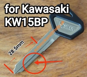 Llave para Kawasaki KW15BP ER6N ER6F ER6R KLE650 etc sin chip - Imagen 1 de 1