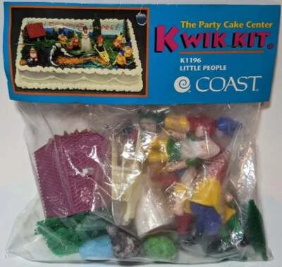 Набор Coast Kwik Little People Snow White Seven Dwarves украшение для торта на день рождения  - Изображение 1 из 4
