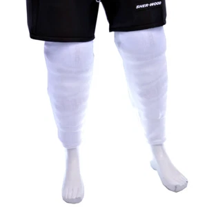 Knitted Ice Hockey Socks - Plain White All Sizes - Picture 1 of 1